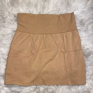 American apparel beige skirt